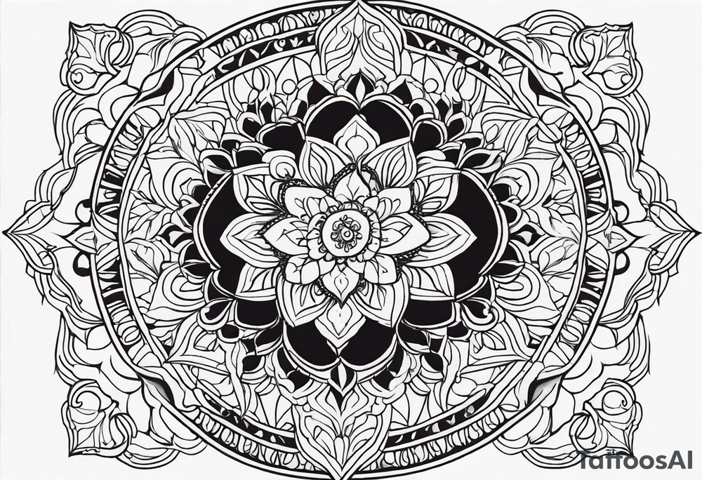 mandala tattoo idea