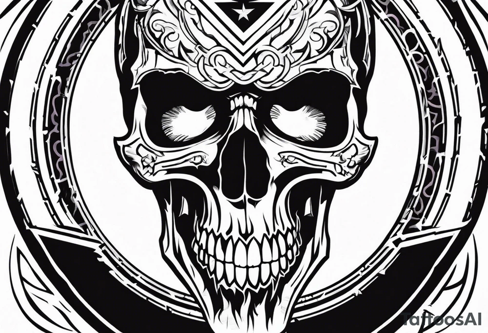 James hetfield skull tattoo idea