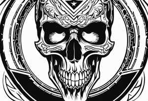 James hetfield skull tattoo idea