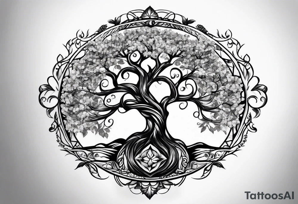 tree of life tattoo idea