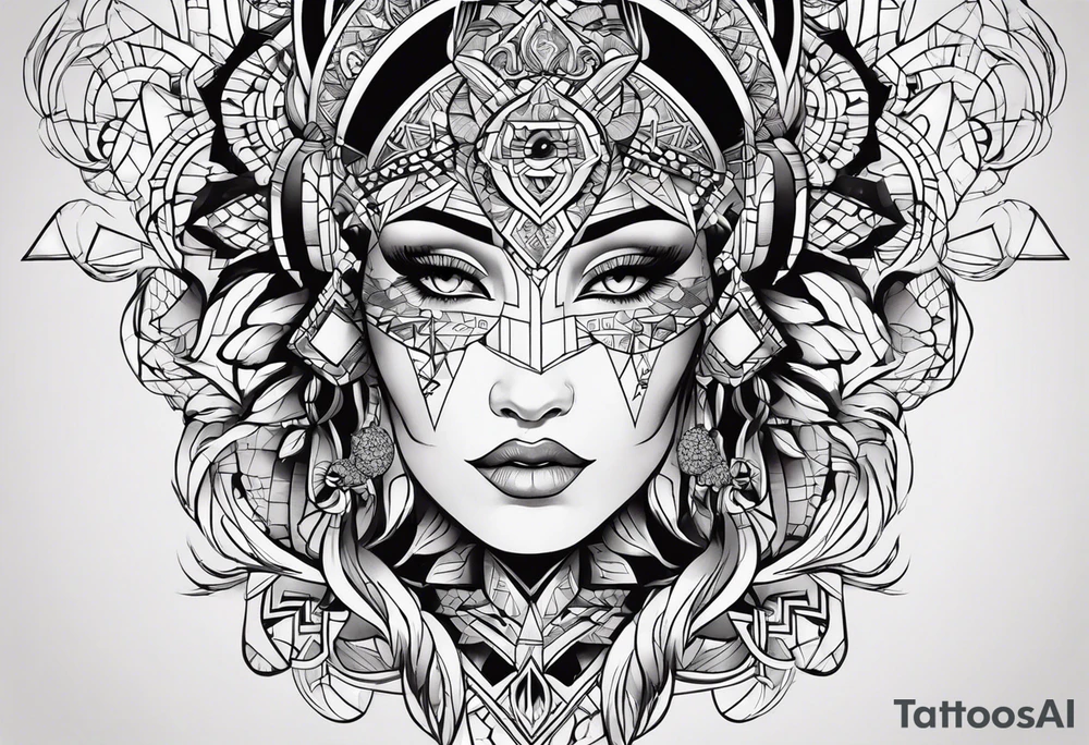 Маски на две ноги tattoo idea