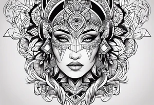 Маски на две ноги tattoo idea