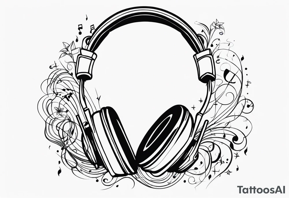 music tattoo idea