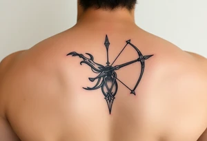 Sexy Sagittarius tattoo idea