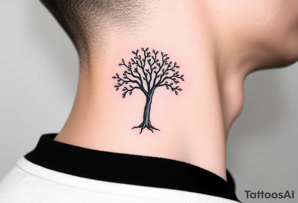 Sycamore tree tattoo idea