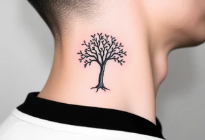 Sycamore tree tattoo idea
