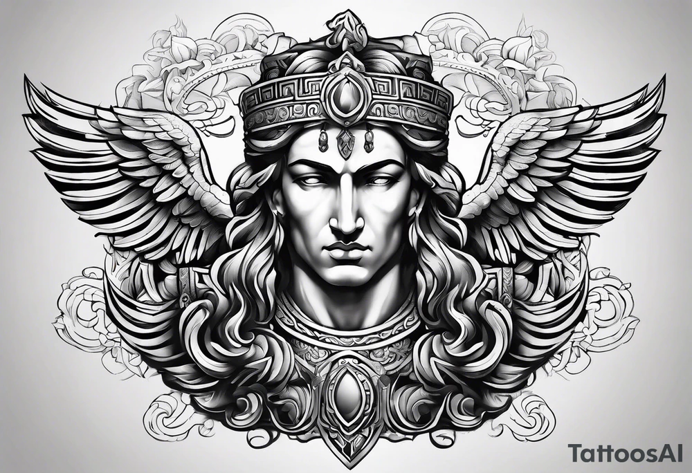 greek god tattoo idea