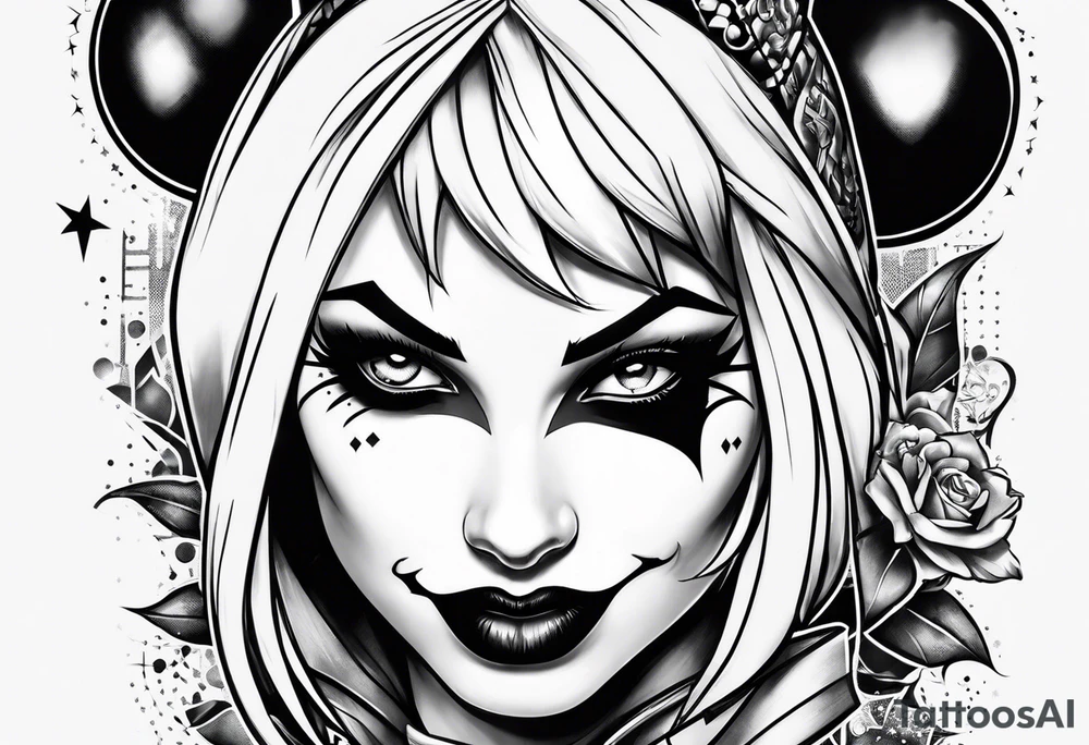 Harley Quinn tattoo idea