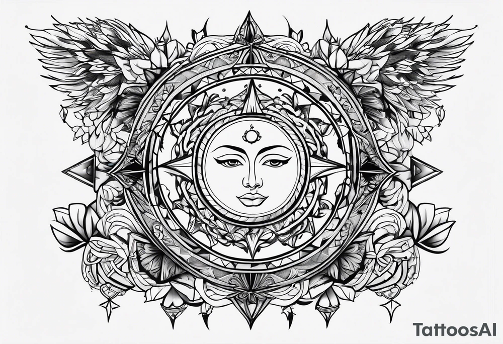 Família e Deus tattoo idea