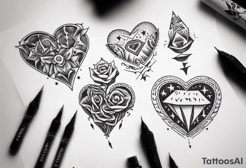 Small tattoo love sibling tattoo idea