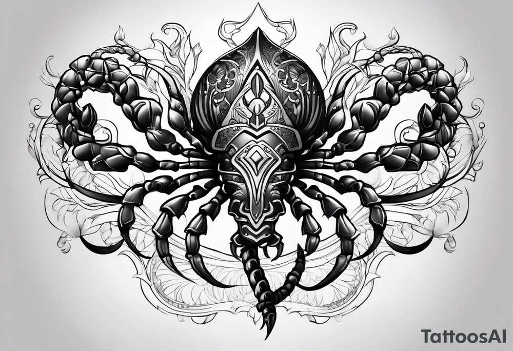 scorpio tattoo idea