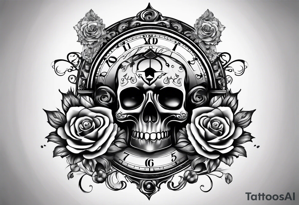 Time is money tattoo idea