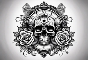 Time is money tattoo idea