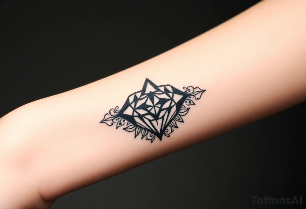 diamond tattoo idea