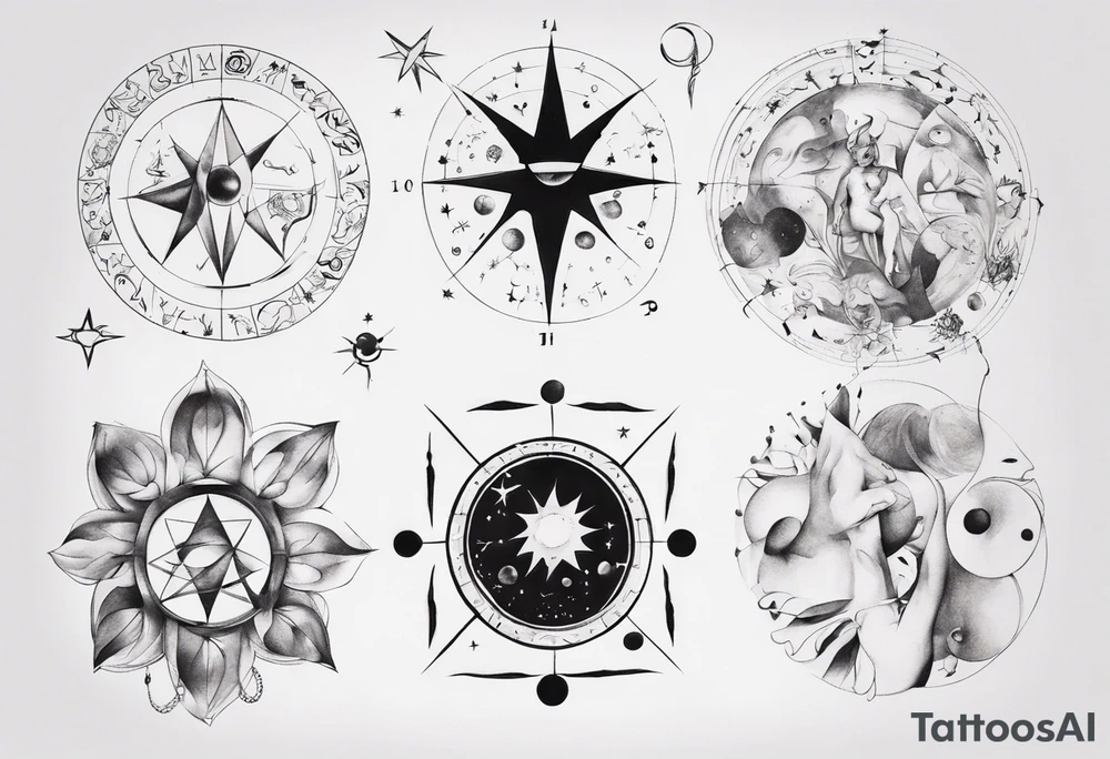 Astrology tattoo idea