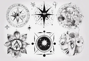 Astrology tattoo idea