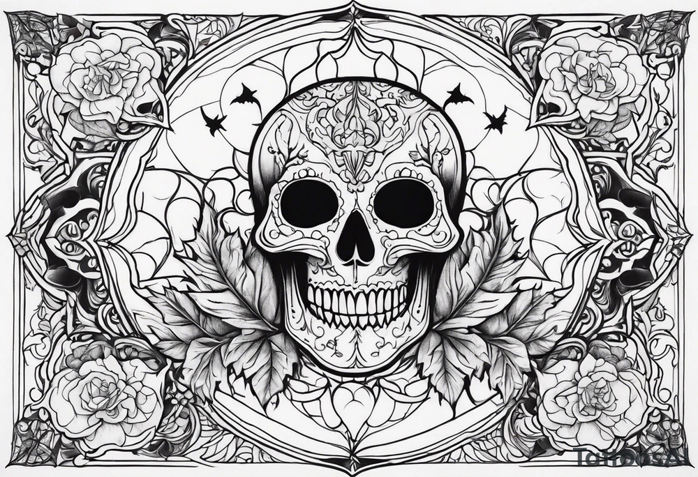 hallowen tattoo idea