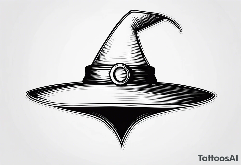 Witch hat tattoo idea