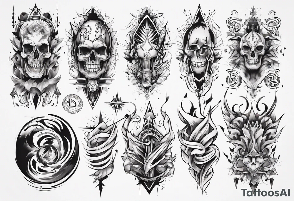 full arms tattoo idea
