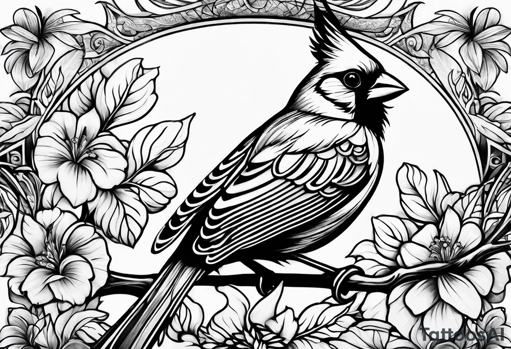 cardinal tattoo idea