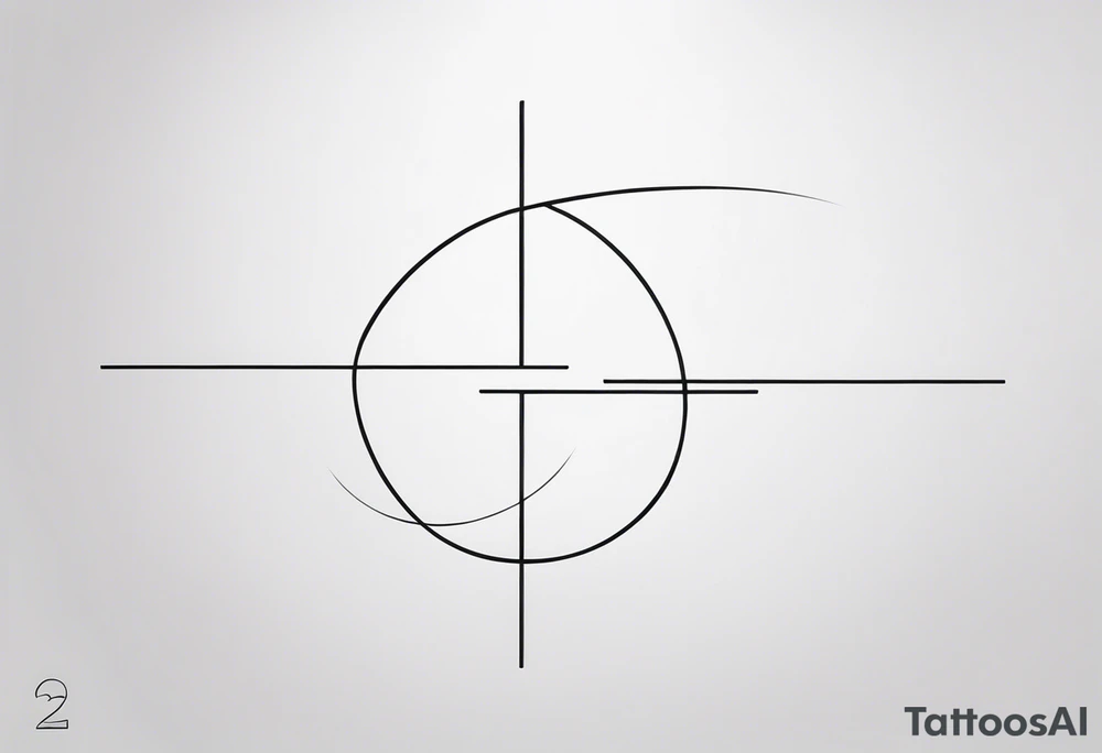 Minimalist tattoo design with ultra-thin lines, focused on the number 22, symbolizing love and the deep connection with my partner, who is the love of my life. The design should convey elegance and simplicity, with a symbolic touch suggesting unity, such as two parallel lines or elements representing balance and eternal love. I prefer a clean, modern style in black ink, suitable for a discreet location like the forearm or wrist tattoo idea