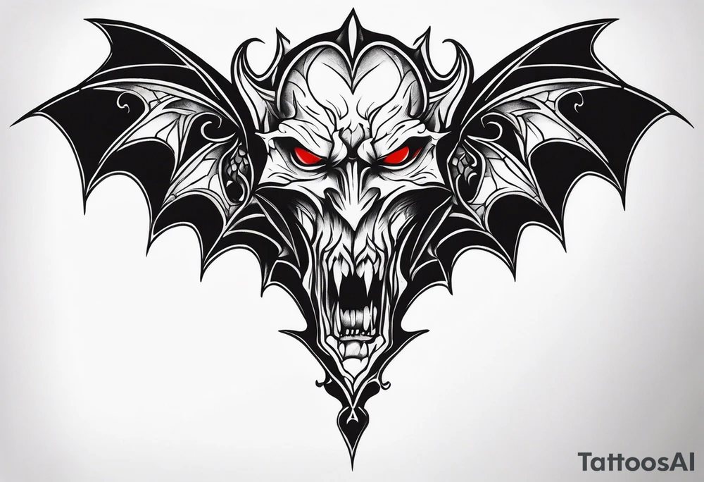 Vampire forearm tattoo design tattoo idea