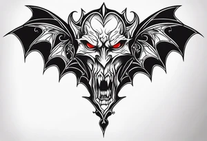 Vampire forearm tattoo design tattoo idea