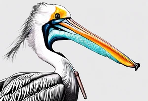 100 km pelican tattoo idea