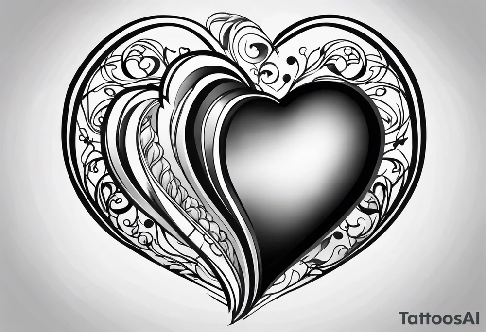 Heart shallow tattoo tattoo idea