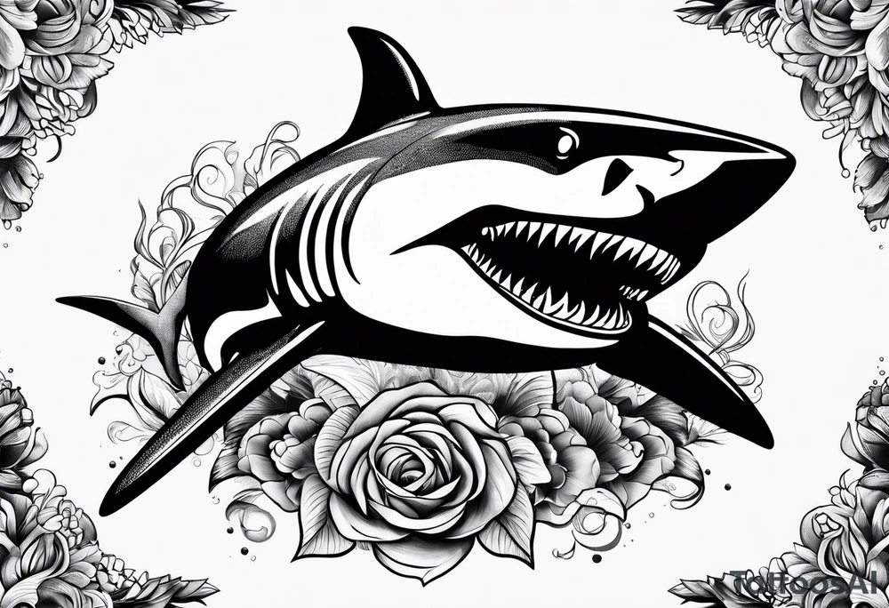 Shark tattoo idea