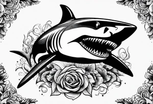 Shark tattoo idea