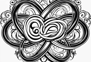 Infinity Symbol tattoo idea