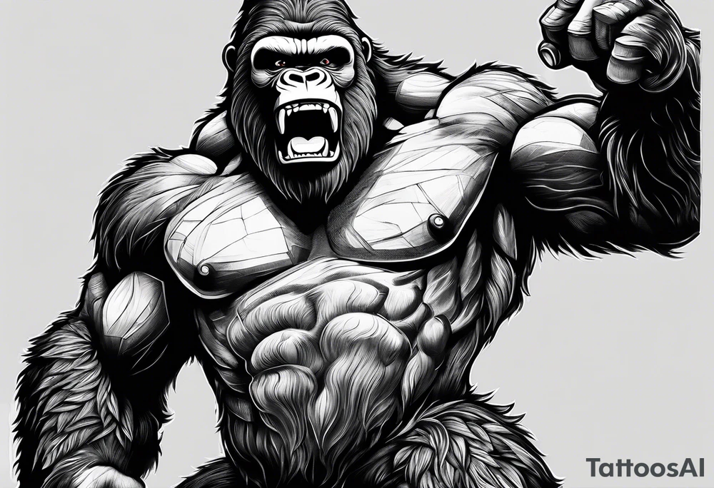 King kong tattoo idea