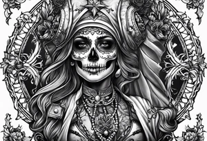 Nurse skeleton. tattoo idea