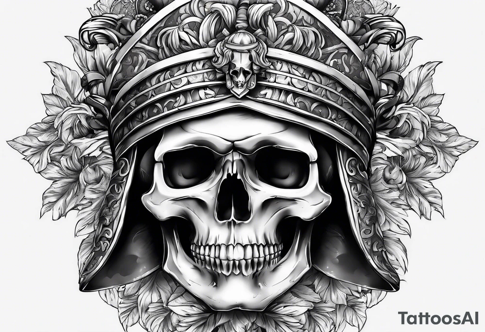 Alexander the Great skull tattoo idea