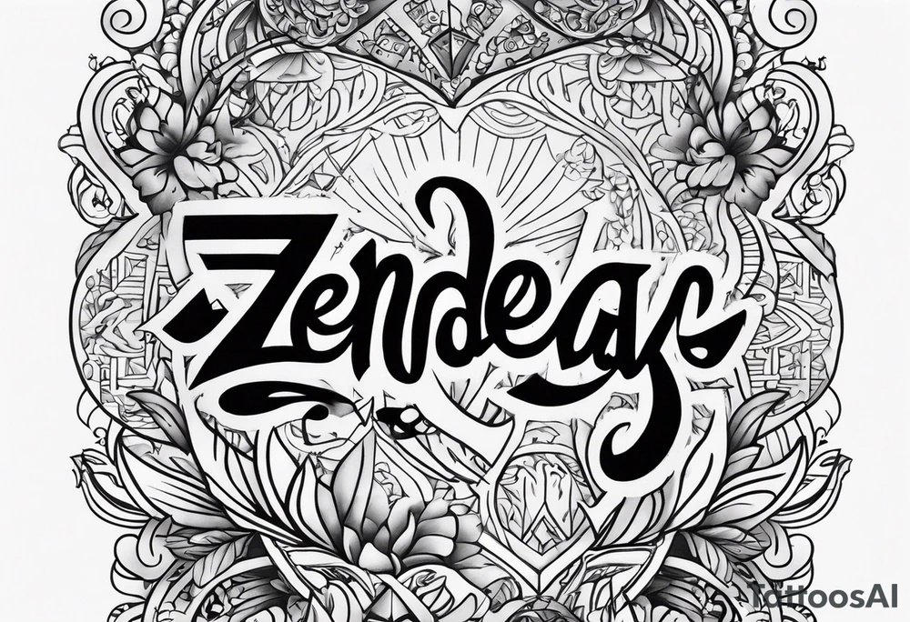 Forearm tattoo that says Zendejas tattoo idea