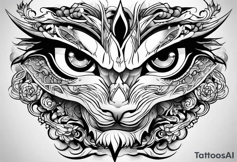 Byakugan eyes tattoo idea
