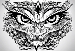 Byakugan eyes tattoo idea
