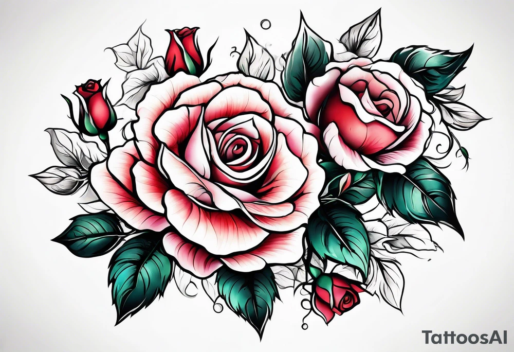 Roses tattoo idea