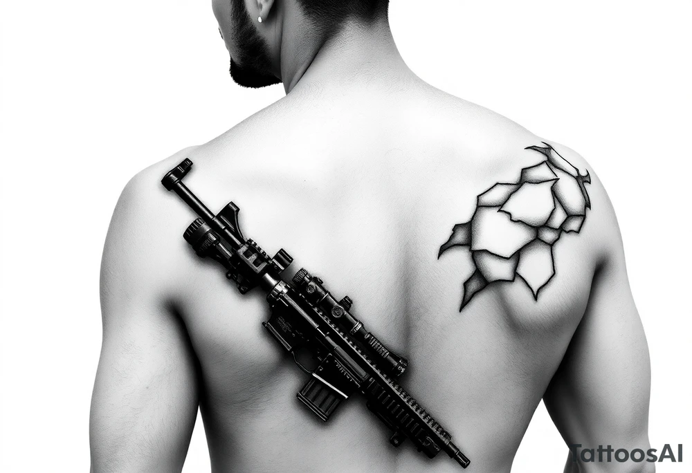 Military war tattoo idea