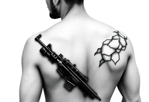 Military war tattoo idea