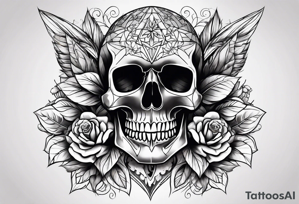 Skulls tattoo idea