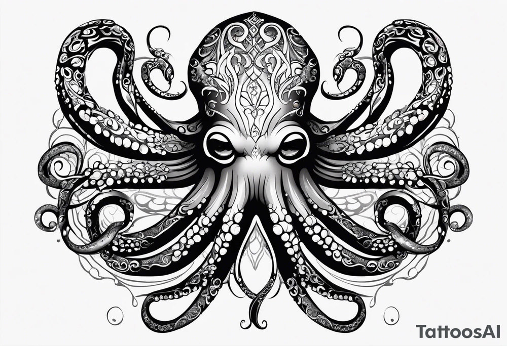 octopus armband tattoo idea