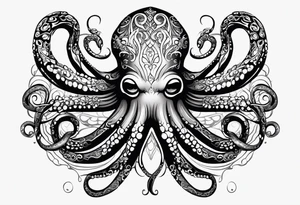 octopus armband tattoo idea
