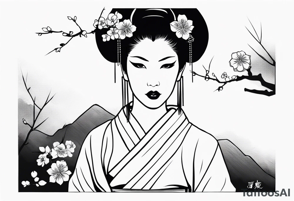 Geisha tattoo idea