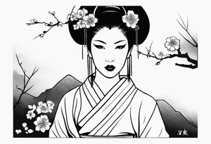 Geisha tattoo idea