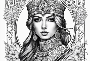 Médiéval tattoo design tattoo idea