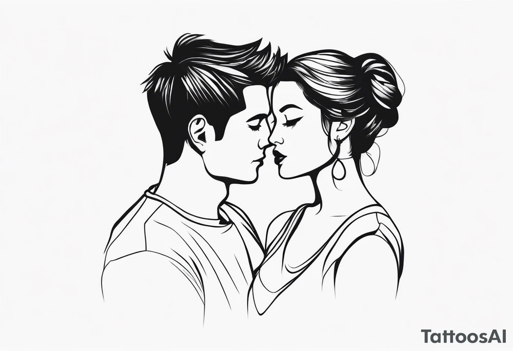 pair couple tattoo tattoo idea