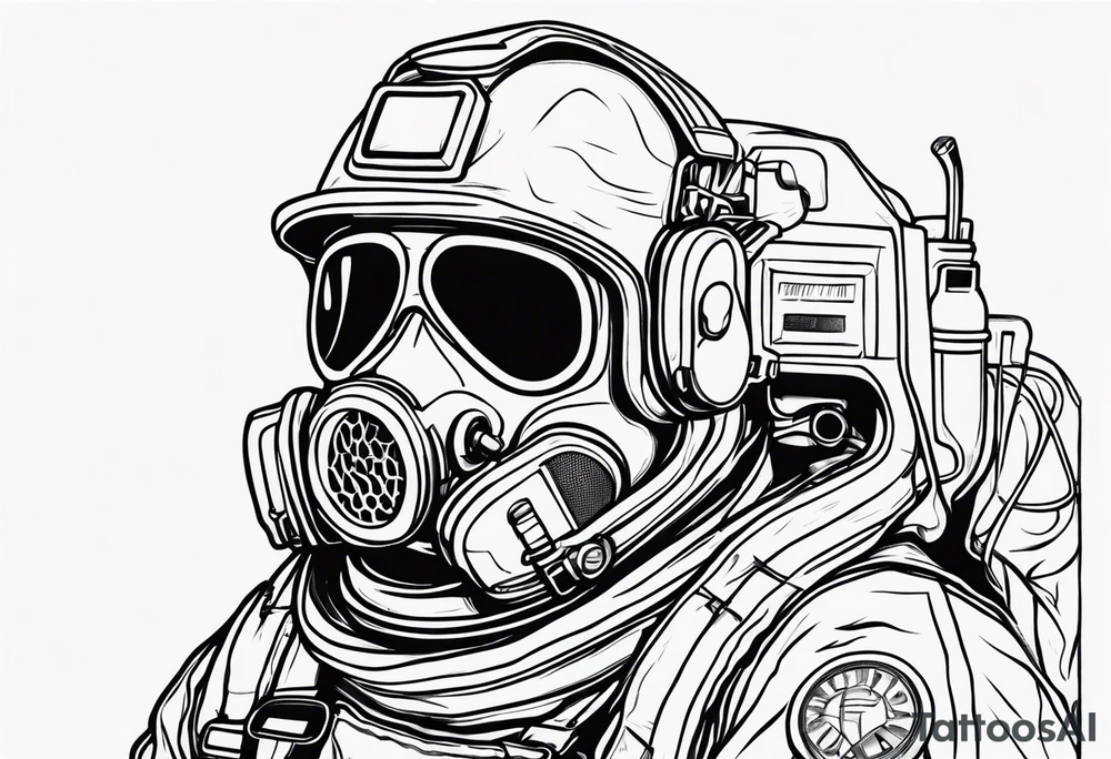 chernobyl liquidator suit tattoo idea