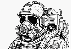 chernobyl liquidator suit tattoo idea